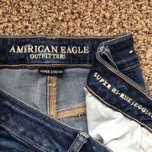 American Eagle Skinny Super High Rise Jegging 10R